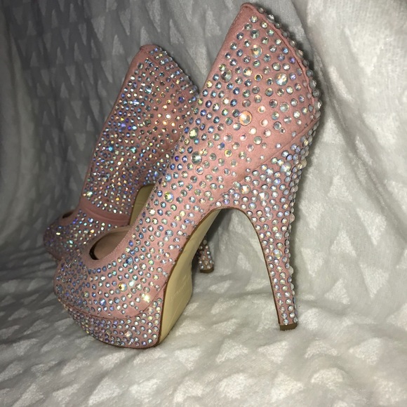 Enzo Angiolini Shoes - Blinged out heels
